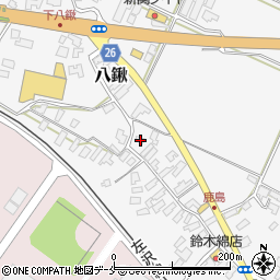 山形県寒河江市八鍬258周辺の地図