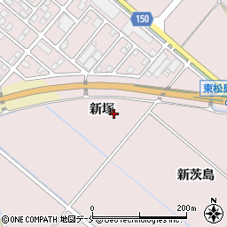 宮城県東松島市小野新塚周辺の地図