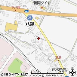 山形県寒河江市八鍬155周辺の地図