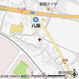 山形県寒河江市八鍬526周辺の地図