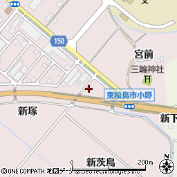 宮城県東松島市小野中央1周辺の地図