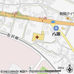荘内銀行チャンピオン寒河江店 ＡＴＭ周辺の地図