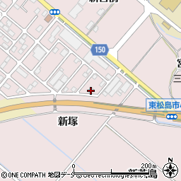 宮城県東松島市小野中央4-22周辺の地図