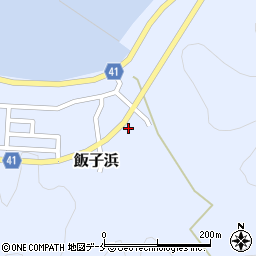 宮城県女川町（牡鹿郡）飯子浜（飯子）周辺の地図