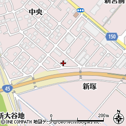 宮城県東松島市小野中央8-14周辺の地図