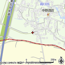 山形県東根市荷口21周辺の地図