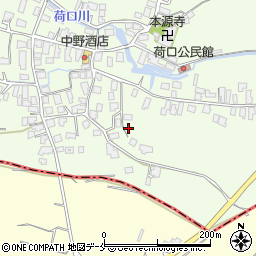 山形県東根市荷口67周辺の地図