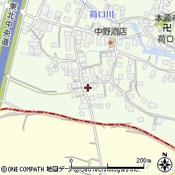 山形県東根市荷口39周辺の地図