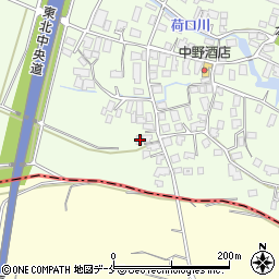 山形県東根市荷口20周辺の地図