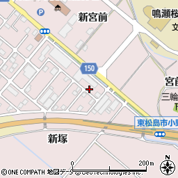 宮城県東松島市小野中央3-10周辺の地図