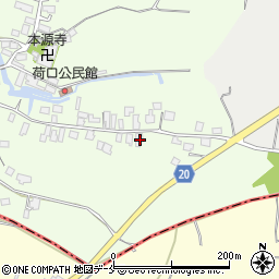 山形県東根市荷口444周辺の地図