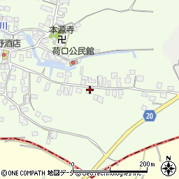 山形県東根市荷口447周辺の地図