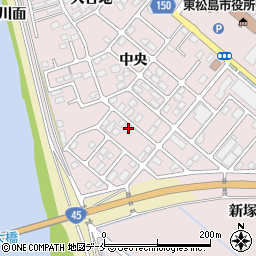 宮城県東松島市小野中央16周辺の地図