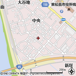 宮城県東松島市小野中央17-5周辺の地図