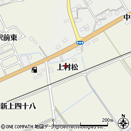 宮城県東松島市牛網（上村松）周辺の地図