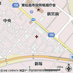 宮城県東松島市小野中央6-3周辺の地図