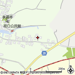 山形県東根市荷口355周辺の地図