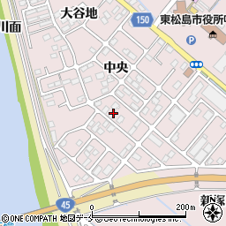 宮城県東松島市小野中央17-13周辺の地図