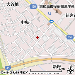 宮城県東松島市小野中央20周辺の地図