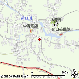 山形県東根市荷口58周辺の地図