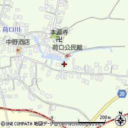 山形県東根市荷口86周辺の地図