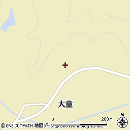 宮城県富谷市大童養禅寺周辺の地図