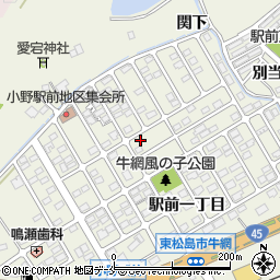 宮城県東松島市牛網（牛坂）周辺の地図