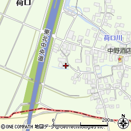 山形県東根市荷口8周辺の地図