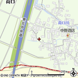 山形県東根市荷口5周辺の地図