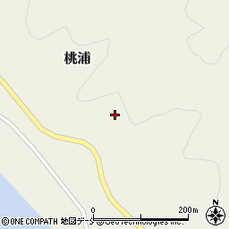 宮城県石巻市桃浦ウトキ山周辺の地図