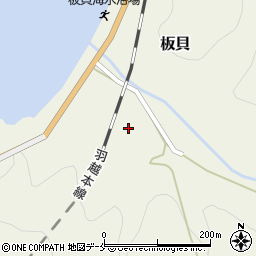 新潟県村上市板貝539周辺の地図