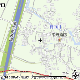 山形県東根市荷口1周辺の地図