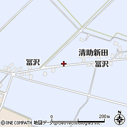 山形県寒河江市清助新田704周辺の地図