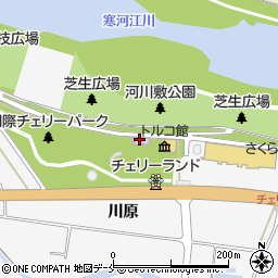 臨川亭周辺の地図