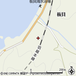 新潟県村上市板貝571周辺の地図