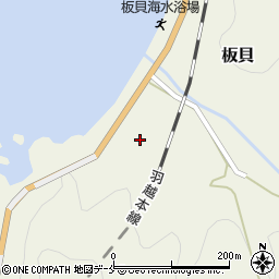 新潟県村上市板貝570-1周辺の地図