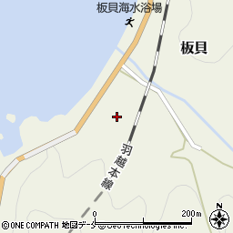 新潟県村上市板貝570周辺の地図