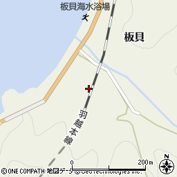 新潟県村上市板貝541周辺の地図