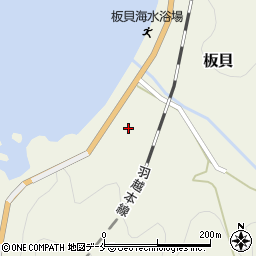 新潟県村上市板貝543周辺の地図