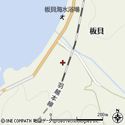 新潟県村上市板貝526周辺の地図