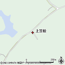 宮城県東松島市浅井（上笠松）周辺の地図