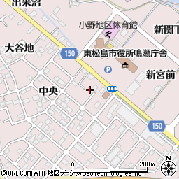 宮城県東松島市小野中央22-1周辺の地図