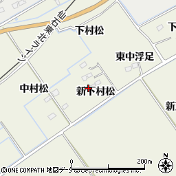 宮城県東松島市牛網新下村松31周辺の地図