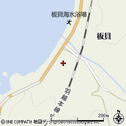 新潟県村上市板貝525周辺の地図