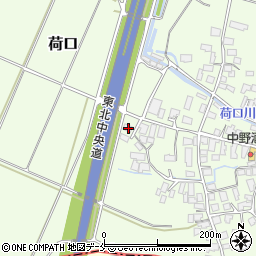 山形県東根市荷口1054周辺の地図