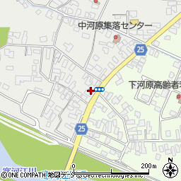 三泉郵便局周辺の地図
