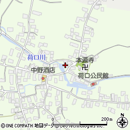 平沢養鱒場周辺の地図