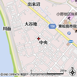 宮城県東松島市小野中央25-12周辺の地図