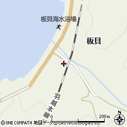 新潟県村上市板貝510周辺の地図