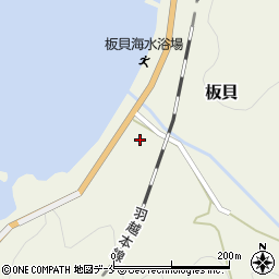 新潟県村上市板貝508-3周辺の地図